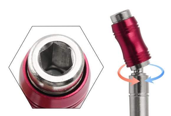 Угловой магнитный держатель бит с шарниром 90 мм Киев - изображение 3