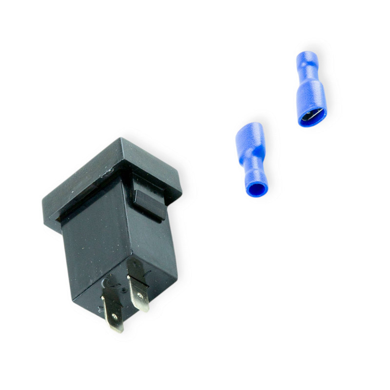 Гніздо врізне 2 USB 4,8A, 12-24В посадочн. 17,6х27,6мм, кришка, з підсвічуванням синій, вольтм, автомобіль Нісан Мукачево - фото 1