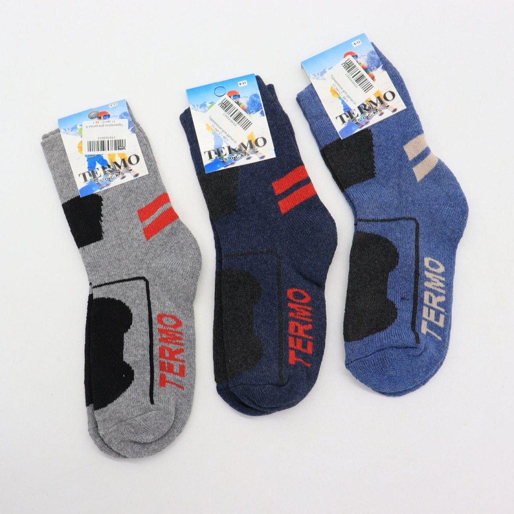 Детские шерстяные термоноски на 9-11 лет, Termo Socks / Теплые зимние носки для детей Киев - изображение 8