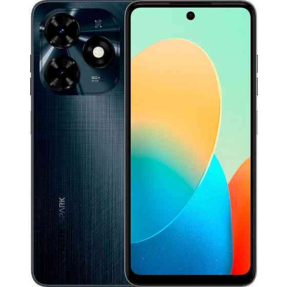 Смартфон Tecno Spark 20C (BG7n) 4/128GB Dual Sim Gravity Black (4894947011740) ( 17003 ) Харків