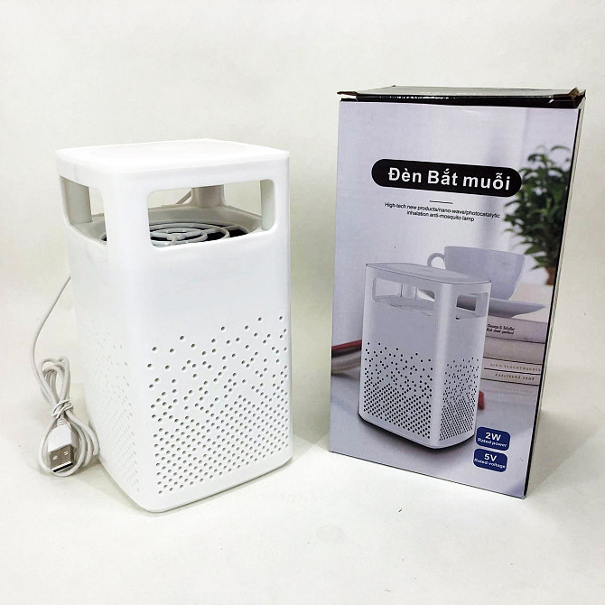 Лампа от комаров USB Bug Zapper Fly. Цвет: белый BO-78 Львов - изображение 1