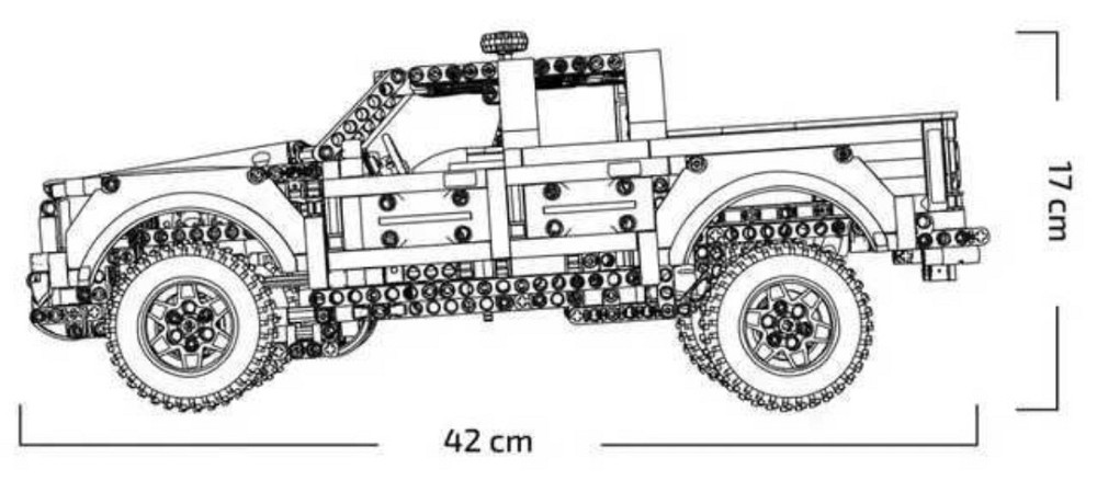 Конструктор Technic Ford Raptor F-150!️ НОВИЙ‼️ 1379 деталей.  ‼️ Київ - фото 1