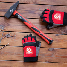 Молоток слюсарний 1 кг фібергласова гумова ручка 322мм Мукачево - фото 8