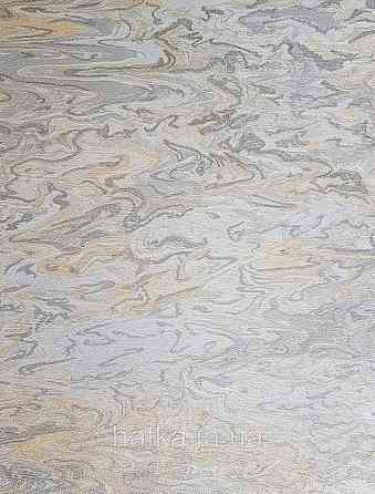 Шпалери вінілові на флізеліні AS creation Garda 1.06Х10.05 абстракція хвилі смуги коричневі сірі сріблясті Київ