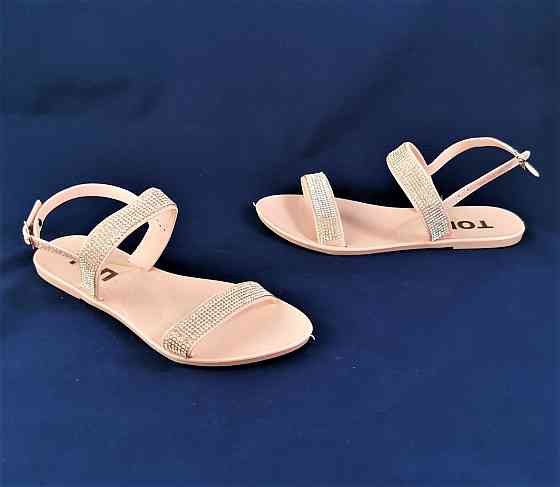 .Женские Сандалии Босоножки Бежевые Летние (размеры: 36,37,38) Днепр