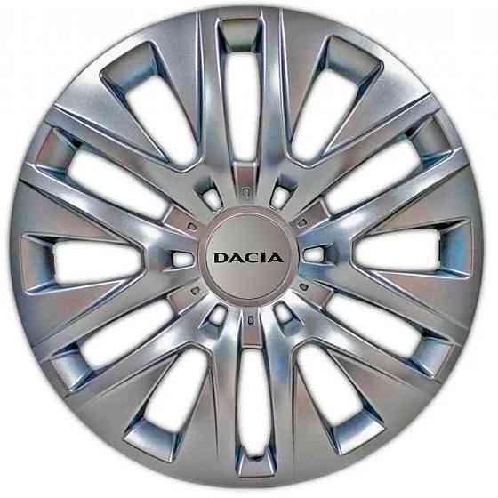 Автомобільні модельні ковпаки R16 Dacia 429 4шт, SJS, сріблясті Київ