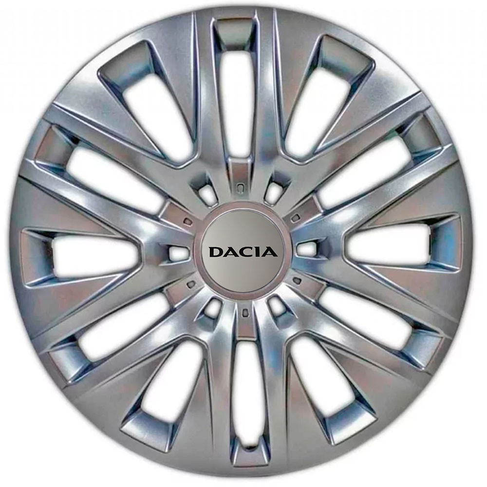 Автомобильные модельные колпаки R16 Dacia 429 4шт, SJS, серебряные Киев - изображение 1