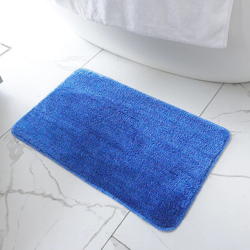 Коврик для ванны и душа Bathlux длинный мягкий ворс, нескользящий 80*50, Ярко синий Каменец-Подольский - изображение 1