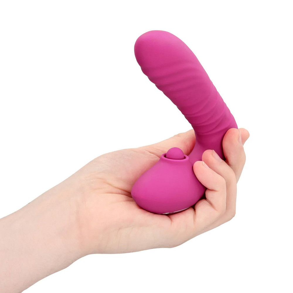 Вібратор для точки G Loveline Thrusting and Tapping Vibrator - Powerful Pink Sex Aura Київ - фото 9