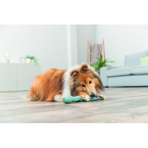 Іграшка Trixie для собак Змія для ласощів термопластична гума 27 см зелена Київ - фото 13