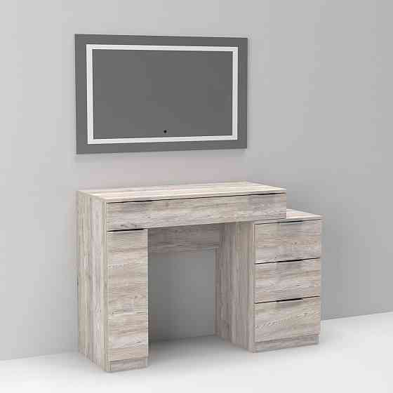 Стол туалетный Трюмо Кристалл, Самоа Димчастий, 1200/452/847 Львов