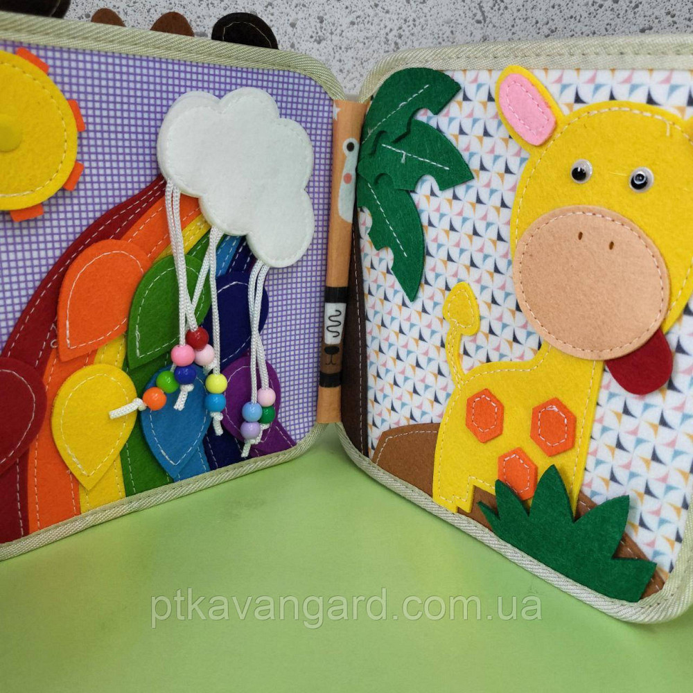Книга фетровая развивающая 