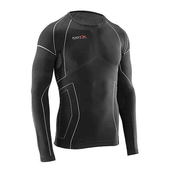 Термокофта (лонгслів) X TECH Maglia Race 3 Munica Lunga  giroc Nero XXL/XXXL Чорна Луцьк