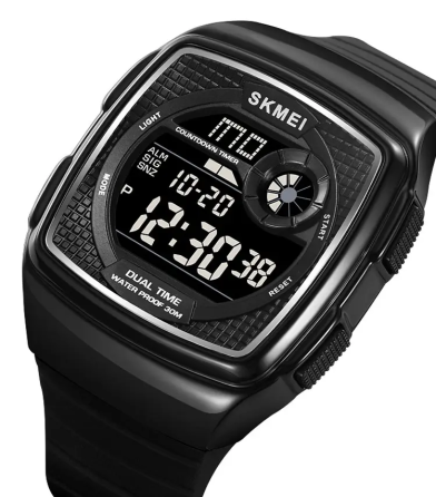 Часы мужские наручные спортивные Skmei 2208 (Черный с черным) Киев