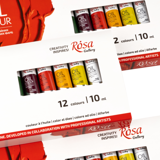 Набор масляных красок 12х10мл ROSA Gallery Киев