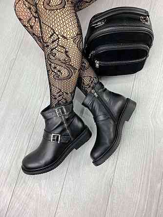 Без бренда Черевики жіночі D and V 2032 чорні (зима, шкіра натуральна) (2262) 36 Коломыя