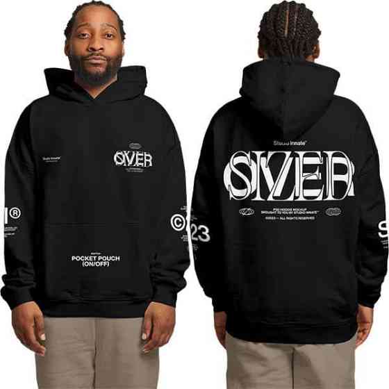 Худі, чорна толстовка чоловіча, світшот 2702804719 розмір 42 Дніпро