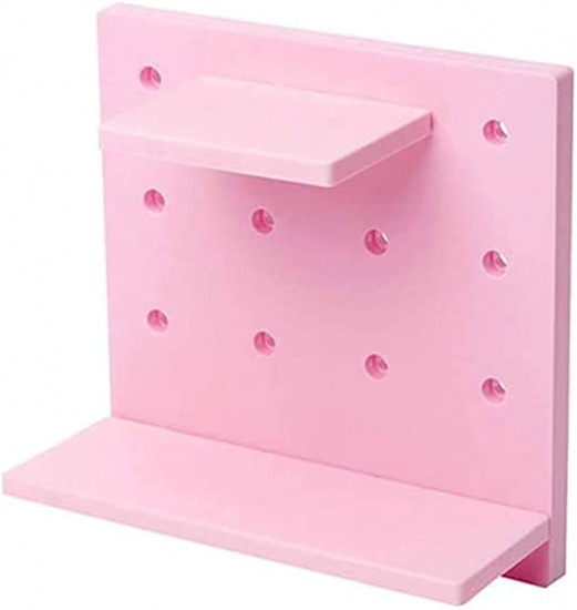 Підвісна панель Skadis полиця-органайзер на стіну зі змінними гачками рожева Вінниця - фото 3