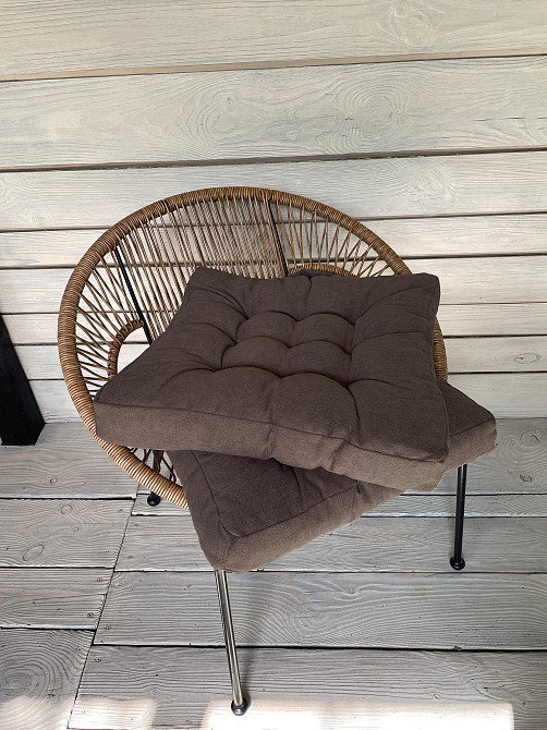 Подушка для стільців (50x50х8 см) Decorator Соро колір коричневий 84-050 Київ - фото 4