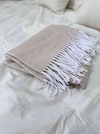 Vladi Плед Vladi 140x200 cм бавовняний пісочного молочного кольору Київ