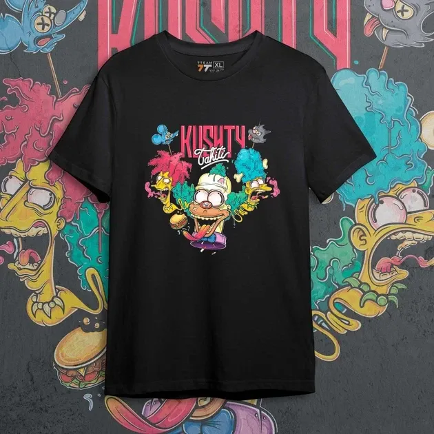 Футболка для підлітка хлопчика з принтом Сімпсони Красті Розмір 160 Anime10148 Дніпро - фото 1