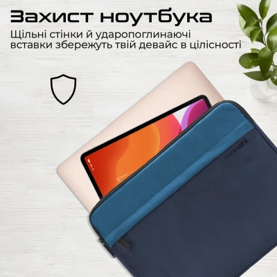 Чехол для ноутбука Promate 13" Limber-SB blue (limber-sb.blue) Винница - изображение 3