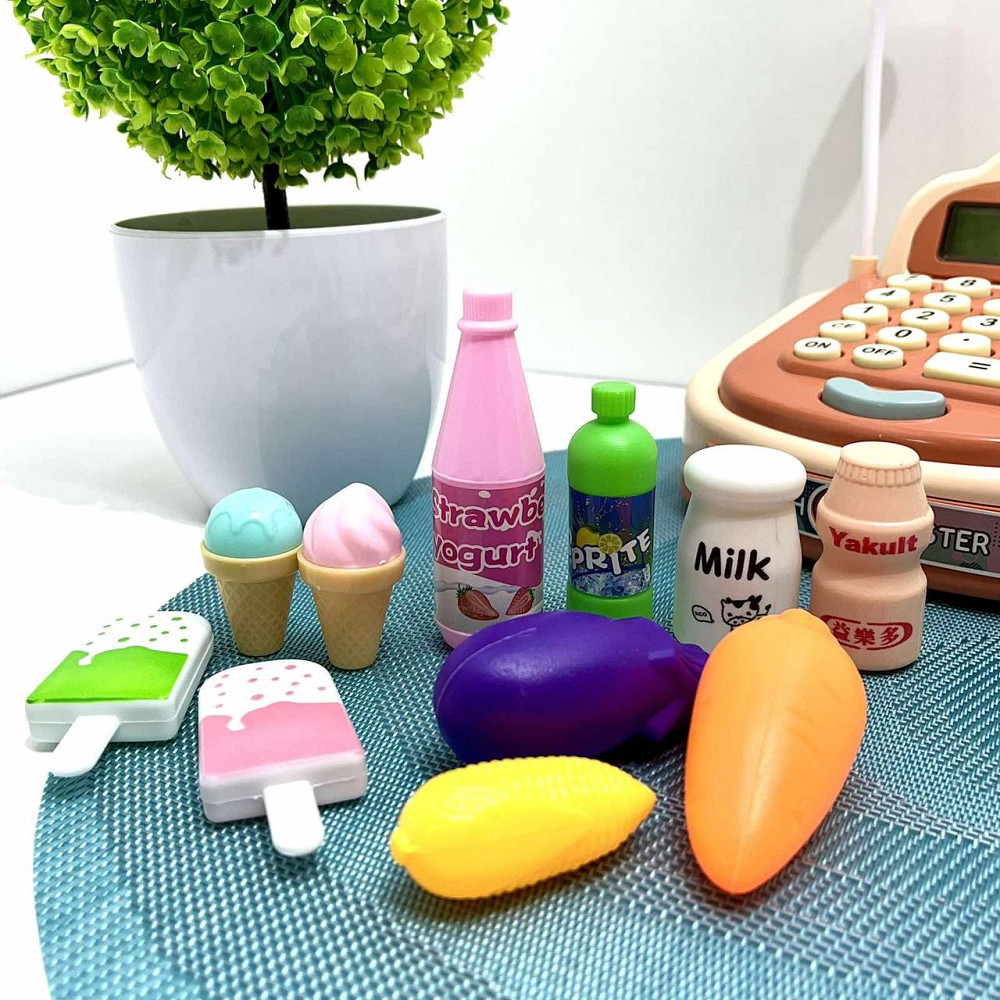 Касовий апарат Xie Toys з мікрофоном/сканером та продуктами (6761A) Чернигов - изображение 9