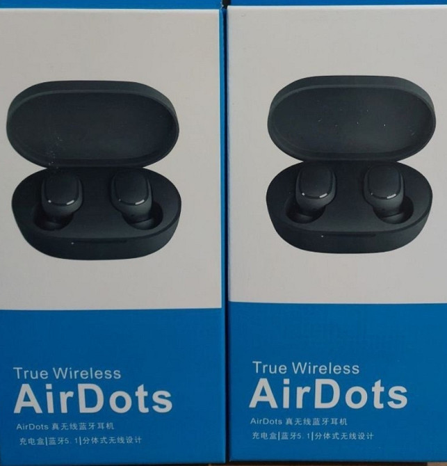 Навушники Xiaomi Redmi AirDots Black Київ - фото 1