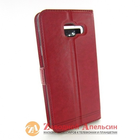Чехол книга Samsung A3 2016 A310 Smart Case red Одесса - изображение 5