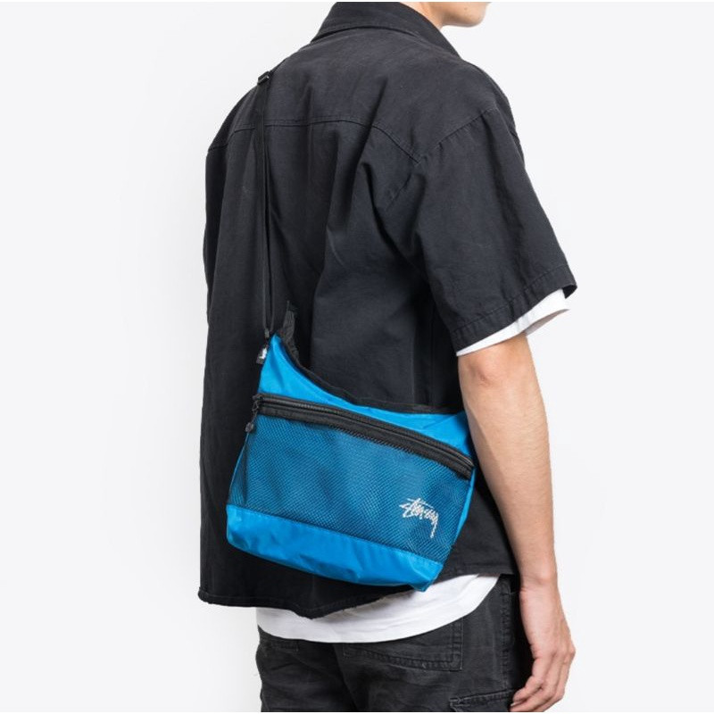 Сумка через плече Stussy Lightweight Shoulder Bag Синій Запоріжжя - фото 1