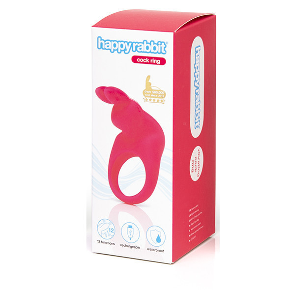 Ерекційне кільце Happy Rabbit Rechargeable Cock Ring Pink Sex Aura Київ - фото 4