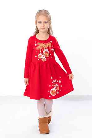 Платье для девочки теплое 