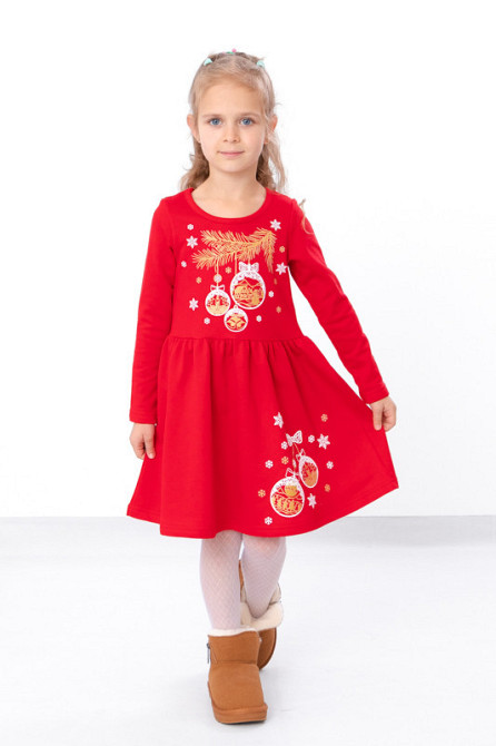 Платье для девочки теплое 