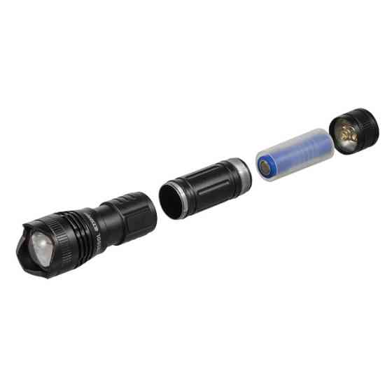Фонарь ручной Alu, 1200 lm, 3 режима, STORM INTERTOOL LB-0130 Киев
