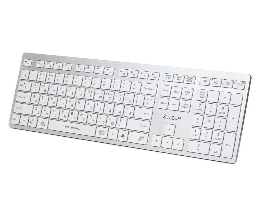 Клавіатура A4Tech FBX50C White Білий Харків - фото 1