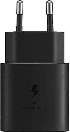 Швидкий зарядний пристрій Samsung 25W (EP-TA800) USB-C чорний з кабелем Київ