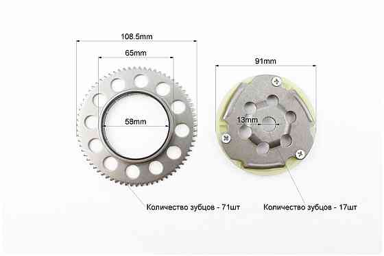 Бендикс - обгінна муфта Yamaha JOG 50, APRIO-50 (вал 13мм) Київ