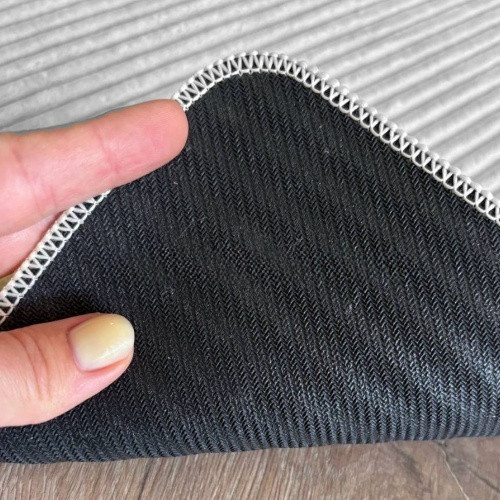 Килим універсальний для підлоги ТМ Dariana Фібра 60*90см сірий Житомир - фото 6