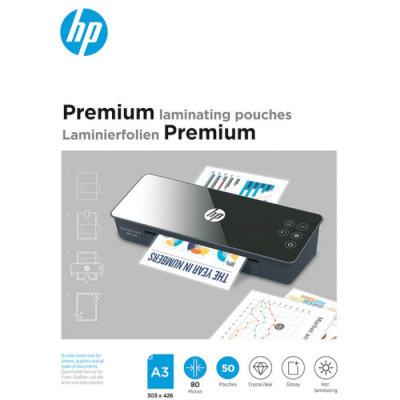 Пленка для ламинирования HP Premium Laminating Pouches, A3, 80 Mic, 303x426, 50 pcs (9126) (838150) Винница - изображение 1