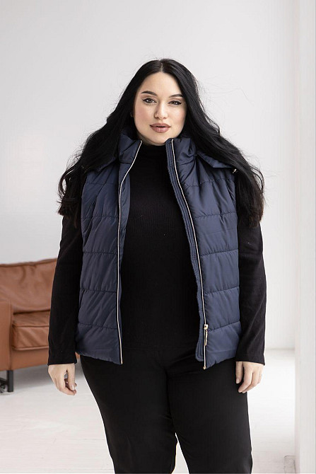 Женская  весенняя  короткая красная жилетка. Женский жилет 44-5_р Киев - изображение 10