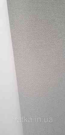 Обои виниловые на флизелине горячего тиснения DUKA Selective 1.06x10 однотонные под ткань лен матовые темно серые 32451-12 Киев