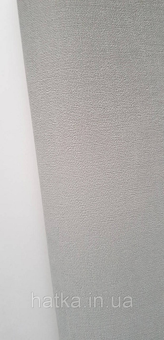 Шпалери вінілові на флізеліні гарячого тиснення DUKA Selective 1.06x10 однотонні під тканину льон матові темно-сірі 32451-12 Київ - фото 3