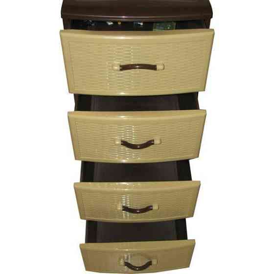 Комод пластиковый Стиль ( Style) 4 ящика. 87х37х47 Одесса