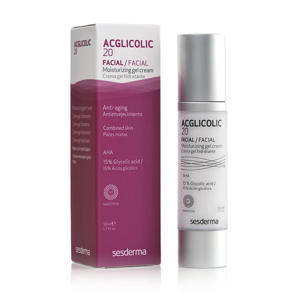 Сесдерма Acglicolic 20 Крем-гель увлажняющий с гликолевой кислотой Sesderma Acglicolic 20 Moisturizing gel Днепр - изображение 1