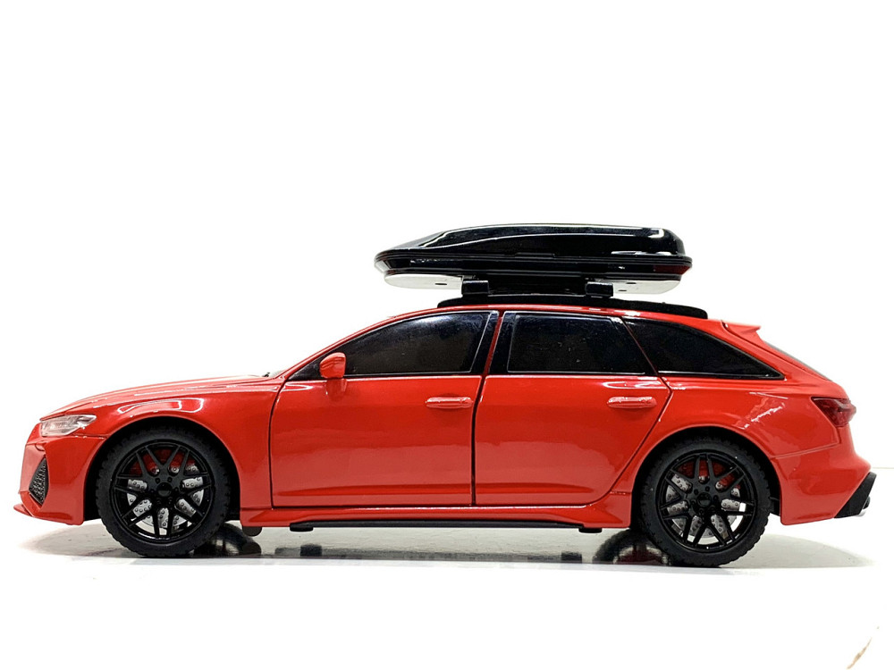 Машина Автосвіт Audi rs 6 інерційна відчиняються двері капот багажник 20,5 см Червоний (AP-2070) Чернигов - изображение 10