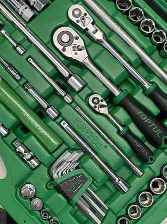 Універсальний набір інструменту 1/4", 3/8", 1/2" 144ед. TOPTUL GCAI144R Одеса