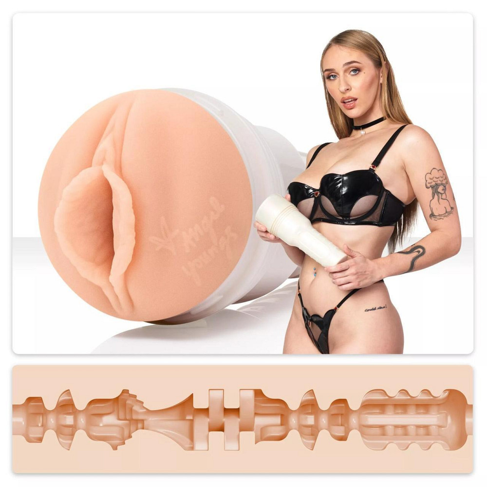 Мастурбатор Fleshlight Girls: Angel Youngs - Sweetness, со слепка вагины, очень нежный Sex Aura Киев - изображение 2