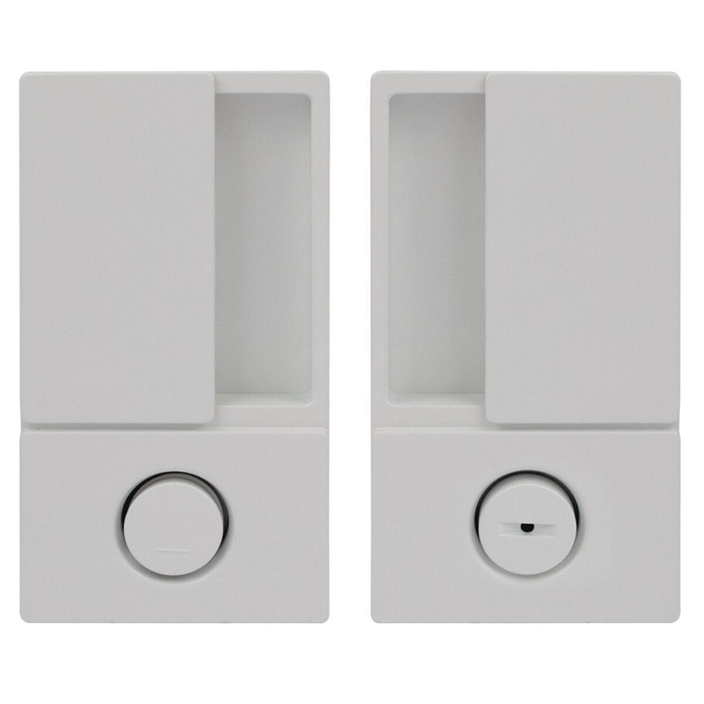 Ручка AGB Art. B3000202FM Wave для розсувних дверей WC матовий білий Київ - фото 1