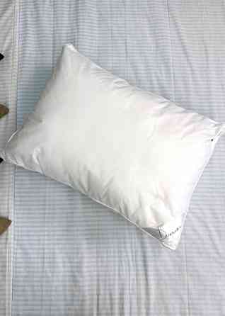 Подушка для сну гіпоалергенна Decorator Cotton Lux 50x70х20 см, колір білий (84-153) Київ