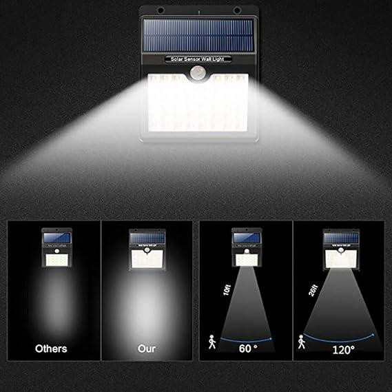 Солнечные уличные светильники YQG 46 LED, датчик движения PIR, 3 режима, IP65, комплект 4 шт Киев - изображение 11